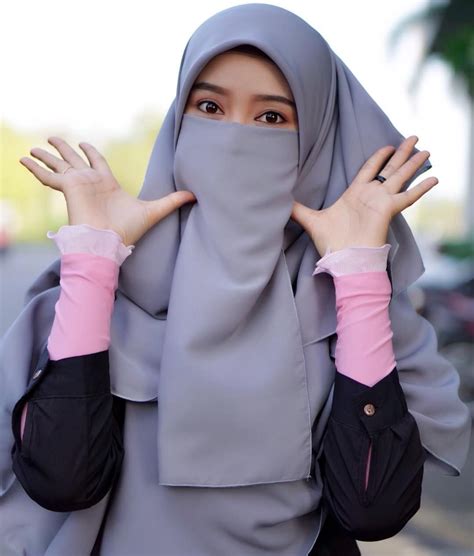 Muslimah Bercadar Hijab Chic Gadis Berjilbab Gaya Hijab