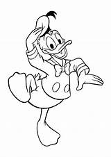 Donald Duck Pages Coloring Colouring Popular Gif sketch template