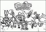 Spongebob Coloring Pages Squarepants Printables Rocks Happy Gif Birthday sketch template
