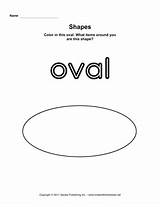 Oval Worksheet Shape Preschool Worksheets Printable Worksheeto Via Kindergarten sketch template