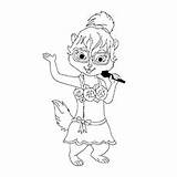 Jeanette Chipettes sketch template