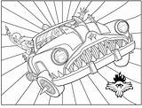 Megamind Coloring Pages Cartoons Machine Metro Man Print Coloringtop sketch template
