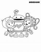Umizoomi Team Coloring Pages Bot Milli Geo Hug Color Christmas Getdrawings sketch template