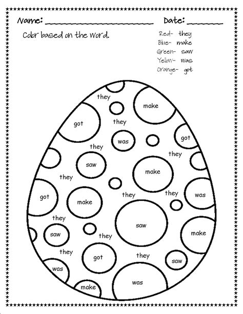 easter kindergarten worksheets  coloring pages  kids