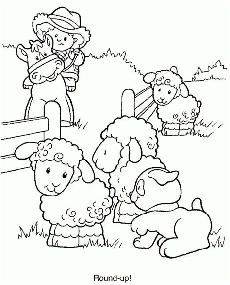 coloring pages farming scenes coloring home