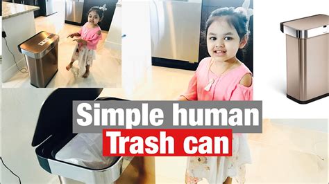 simple human trash can review simplehuman trash simplehuman