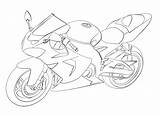 Coloring Pages Ninja Kawasaki Motorcycle Kids Bikes Vælg Opslagstavle sketch template