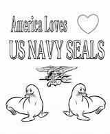 Coloring Pages Navy Seal Forces Armed Seals Usa Printables Activity Sheets Kids Print Loves Go Holiday Next Popular Outline Marines sketch template