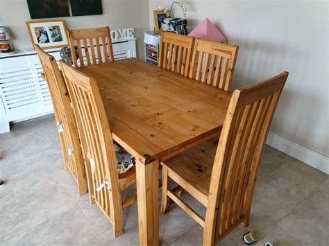 wooden kitchen table  seater  lurgan county armagh gumtree