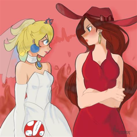 peach and pauline by ilverna on deviantart