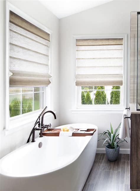top pick  window treatments  neutral flat roman shade love  room