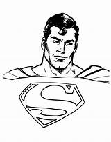 Superman Coloring Face Pages Logo Drawing Symbol Comic Clipart Clark Kent Batman Sketch Cliparts Printable Book Man Super Google George sketch template