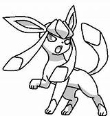 Glaceon Base Drawing Getdrawings sketch template
