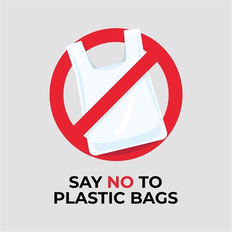 plastic bags sign  vector art  vecteezy