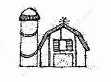 Coloring Pages Barn sketch template