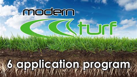 modern turf  application program application  youtube