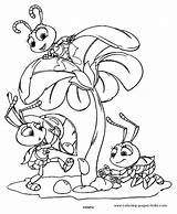 Coloring Pages Disney Life Printable Kids Bug Bugs Color Sheets Print Sheet Found sketch template