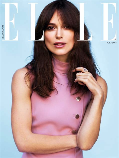 Keira Knightley Elle Magazine Uk July 2014 Issue