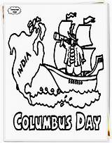 Coloring Columbus Pages Boat Pinta Santa Nina Maria Christopher Printable Family Getdrawings Popular sketch template