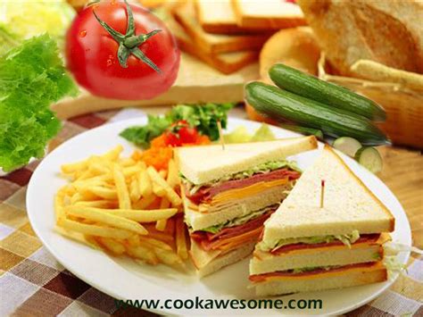 club sandwich recipe cookawesome