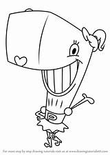 Pearl Krabs Squarepants Drawingtutorials101 Zeichnen Esponja Plankton Zeichentrickfiguren Zeichnung Einfache Character sketch template