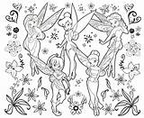 Coloring Pages Tinkerbell Everfreecoloring Tinker Bell Printable Print Fairy sketch template
