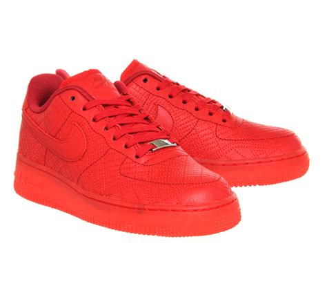 nike air force  tokyo leather sneakers  red lyst