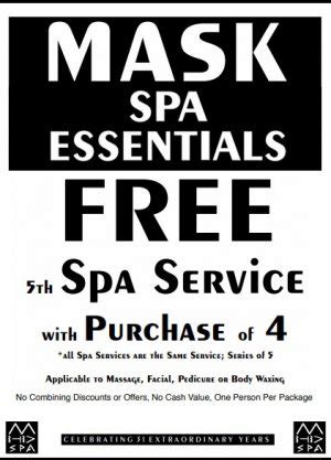 day spa services mask hair designs  day spa