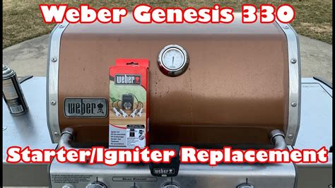 weber genesis  starter  igniter replacement   replace  ignition module youtube