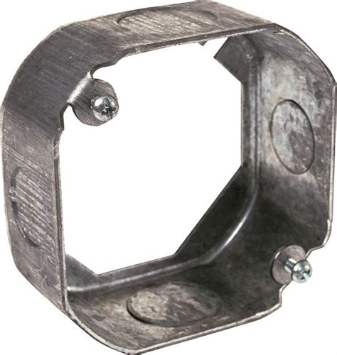 raco  extension ring     gang  knockout steel silver galvanized