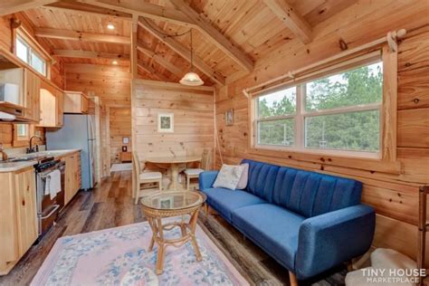 log cabin park model tiny house