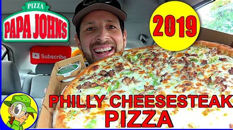 Papa John S® Philly Cheesesteak Pizza Review 🍕🔔🧀🥩 Peep