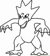 Golduck Go Drowzee Pokémon Coloringpages101 sketch template