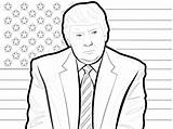 Trump Donald Coloring Pages Flag Printable President American Book Color Print Template Sketch Kids 45th Presidential Books Election Coloringbook4kids Adult sketch template