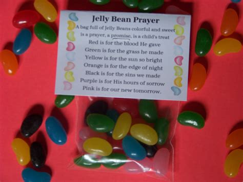 diy party mom jelly bean prayer  printable