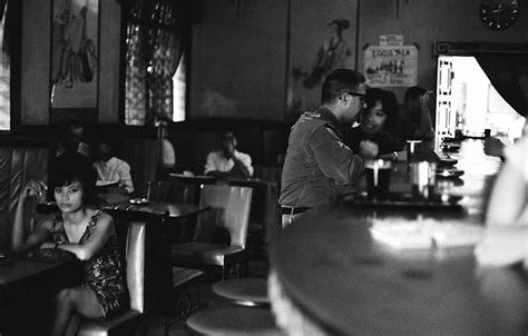 Gi And Bar Girls In A Bar During The Vietnam War In Septem