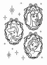 Coloring Disney Princess Pages Printable Library Clipart Print sketch template
