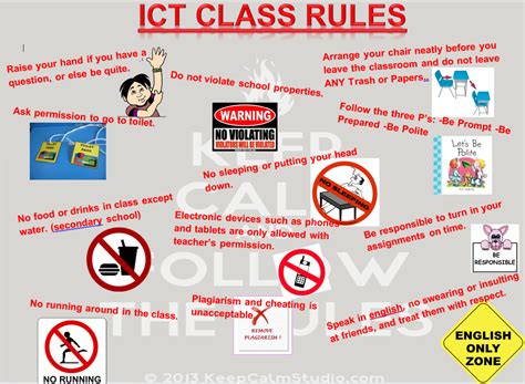 nitin ict classroom rules