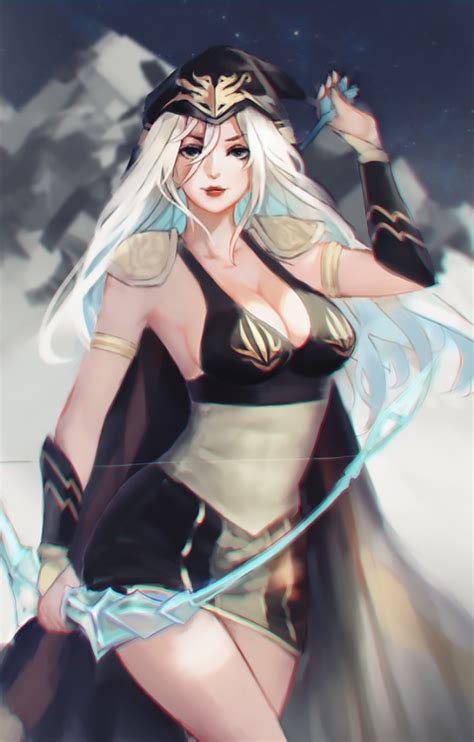 ashe league of legends draw tumblr