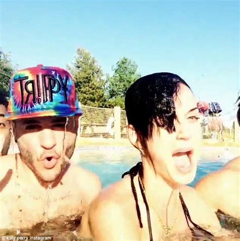 katy perry reveals bikini body in video taken at a waterpark during world tour break daily