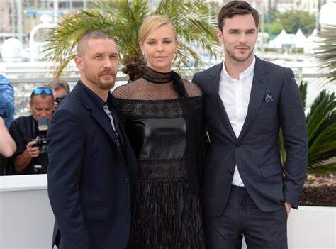 tom hardy charlize theron and nicholas hoult attend the