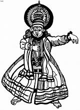 Kathakali Pages Dances Kuchipudi Cultural Onam Natraj 4to40 Pixels Clipartmag sketch template