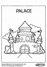 Palace Coloring Pages Kids Kidloland Printable Worksheets Worksheet Printables Getcolorings Color sketch template