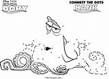 Dot Dory Finding Coloring Hank Printable Kids Connect Pages Cartoon Print sketch template