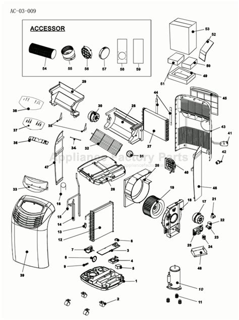 parts  hpexc haier air conditioners