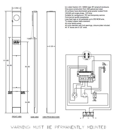 rv pedestal wiring diagram zen chic