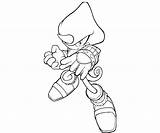 Sonic Espio Coloring Pages Chameleon Action Vector Characters Generations Print Hedgehog Template sketch template