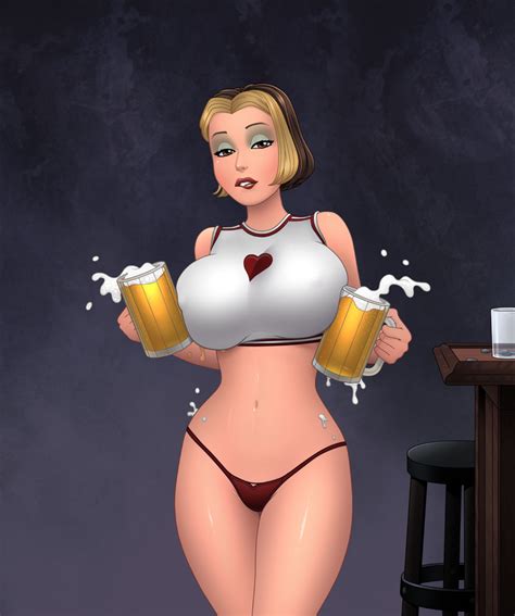 Rule 34 1girls Alcohol Beer Belly Button Big Breasts Bikini Bottom