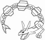 Coloring Rayquaza Pages sketch template