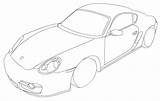 Porsche Coloring Pages Logo Template sketch template